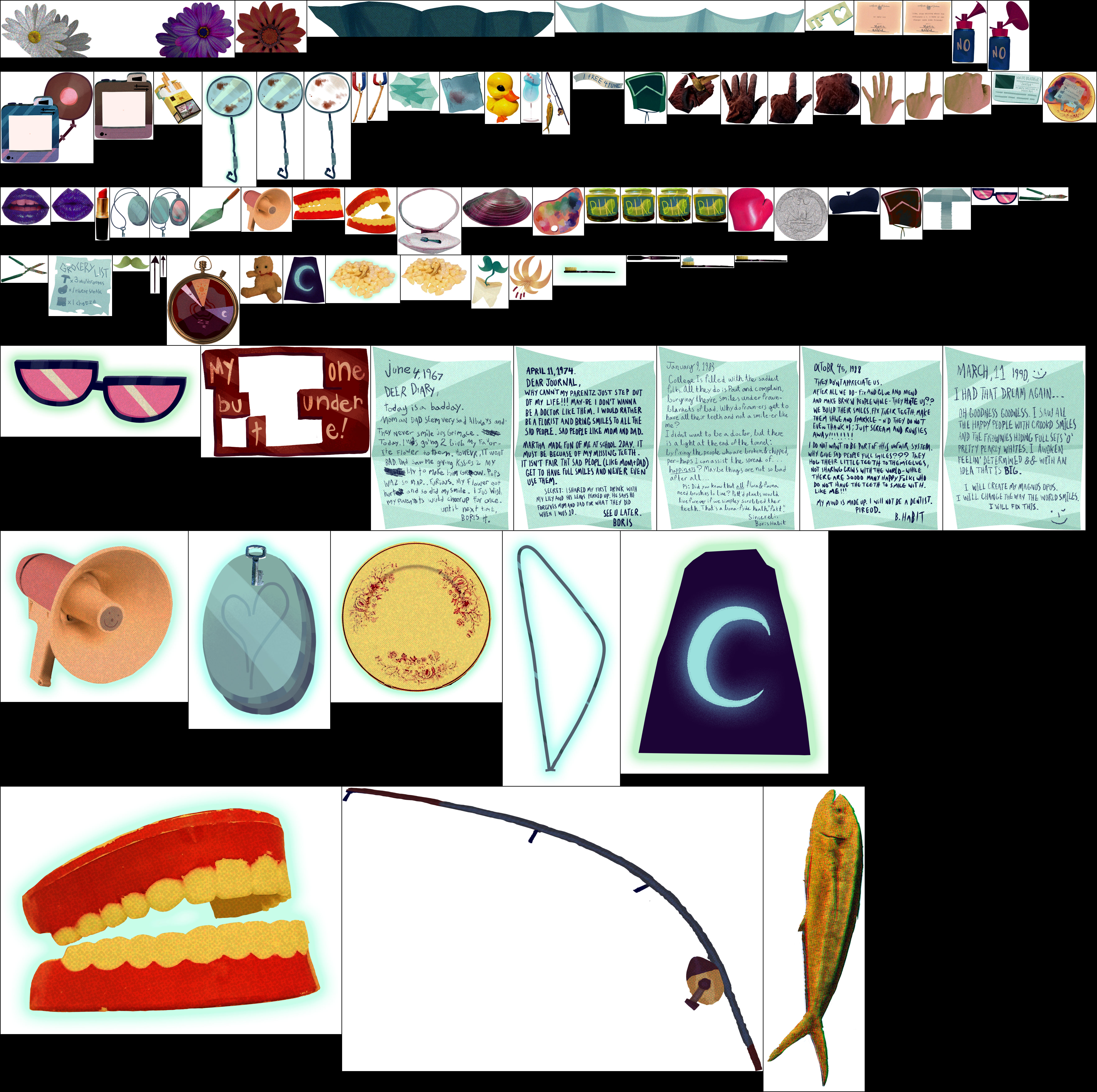 Smile For Me - Items