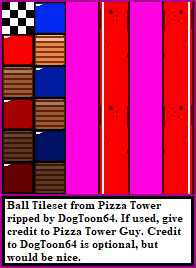 Pizza Tower - Ball Tileset