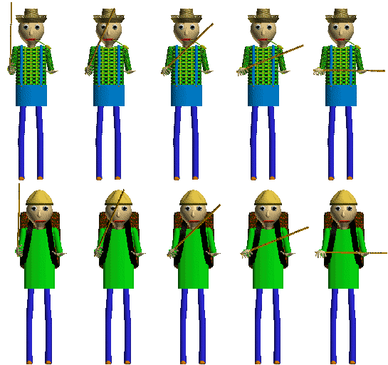 Baldi's Basics Plus - Pre-v0.3 Baldi Sprites