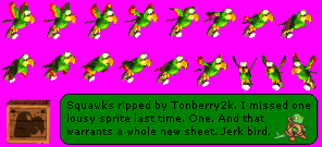 Donkey Kong Country - Squawks the Parrot