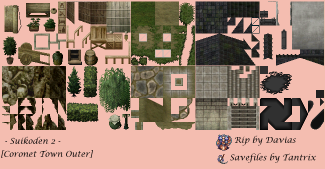 Suikoden 2 - Coronet Town Outer