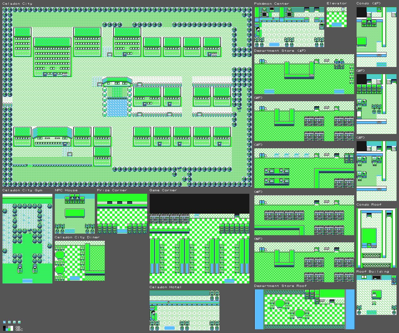 Pokémon Yellow - Celadon City