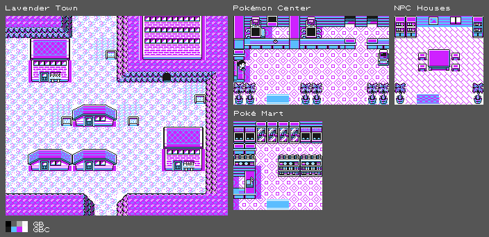 Pokémon Yellow - Lavender Town