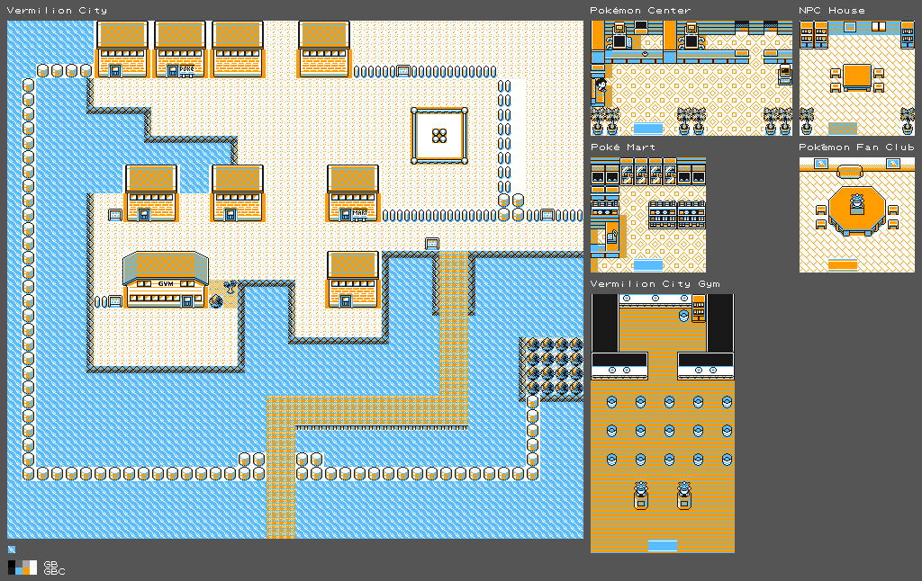 Pokémon Yellow - Vermillion City