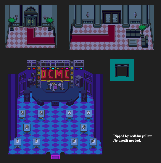 Mother 3 (JPN) - Empire Pork Building (Lobby & Concert Hall, Dark)