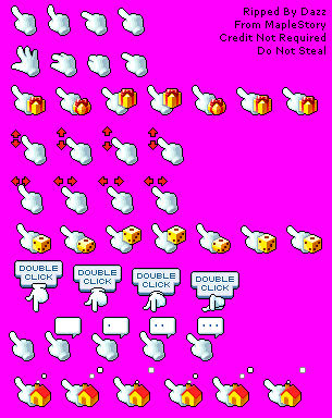 MapleStory - Cursors