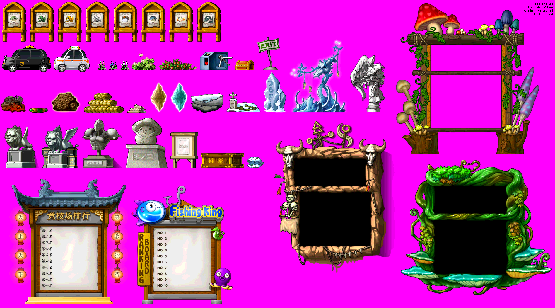 MapleStory - Interactive Objects