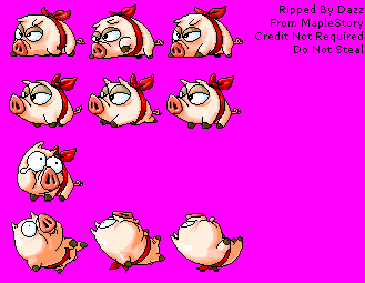 MapleStory - Ribbon Pig