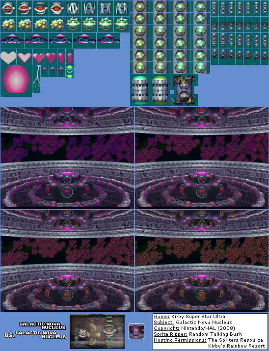 Kirby Super Star Ultra - Galactic Nova Nucleus