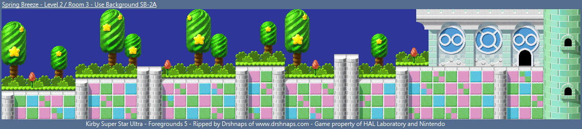 Kirby Super Star Ultra - Stage 2: Float Islands 3