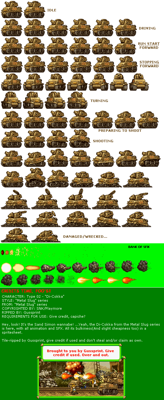 Metal Slug - Type 02 ''Di-Cokka''