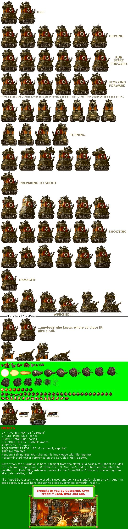 Metal Slug 4 - NOP-03 ''Sarubia''