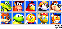 Diddy Kong Racing - Character Portraits