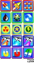 Diddy Kong Racing - Weapon Icons