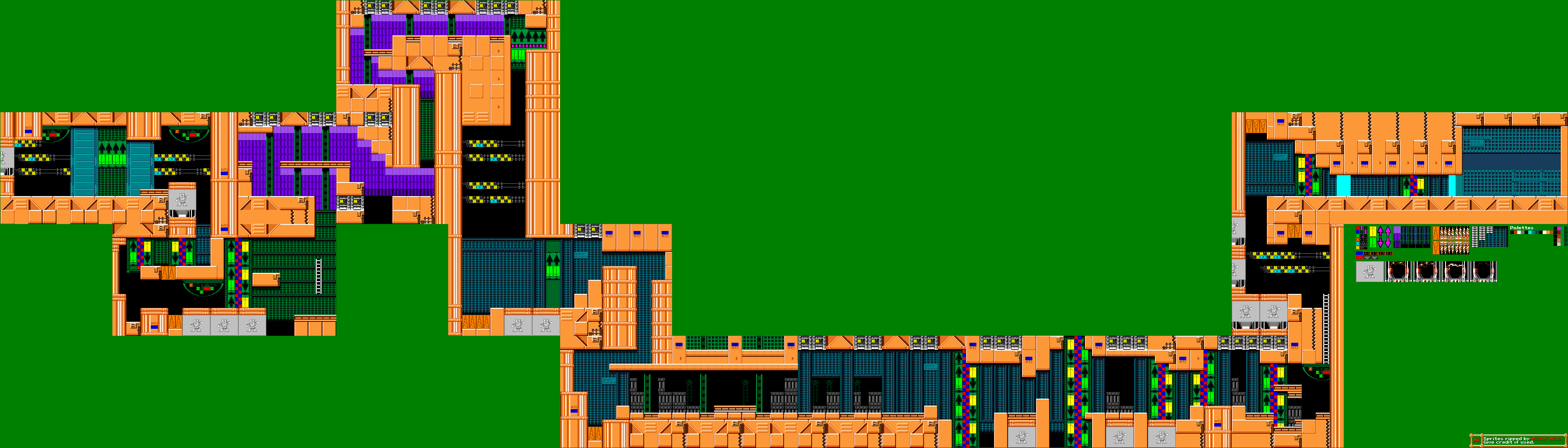 Mega Man 5 - Gravity Man Stage