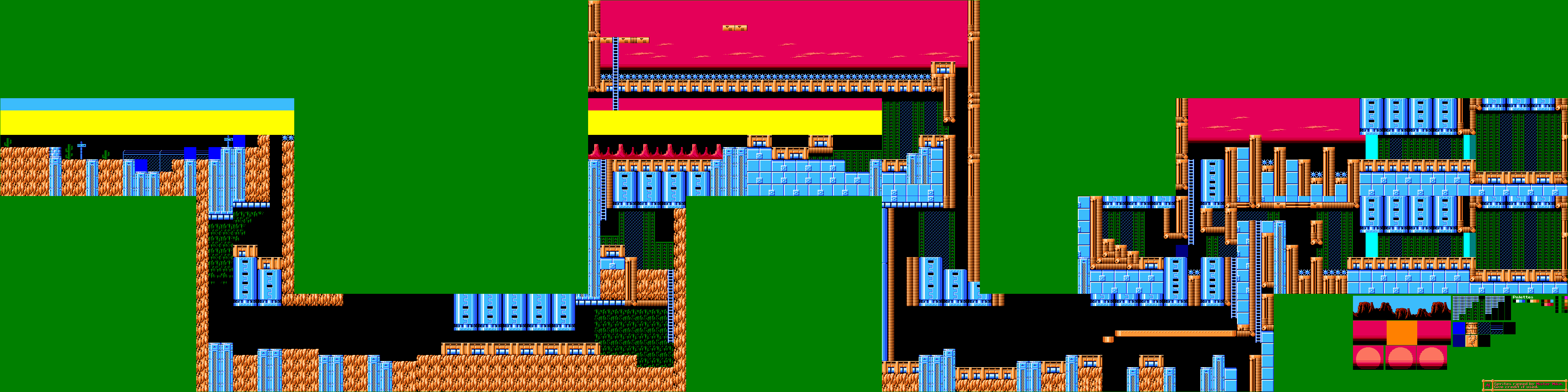 Mega Man 6 - Tomahawk Man Stage / Restricted Area