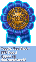 Peggle: Dual Shot - 100% Medal