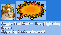 Peggle: Dual Shot - Jimmy Lightning Cameo