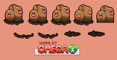 #051 Dugtrio (The Binding of Isaac-Style)