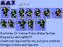 Rockman CX (Hack) - Kamen Rider (Beta)