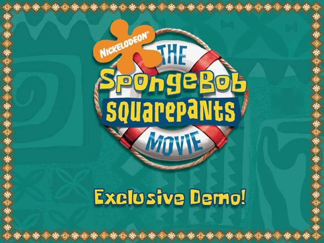 The SpongeBob SquarePants Movie - Exclusive Demo Screen