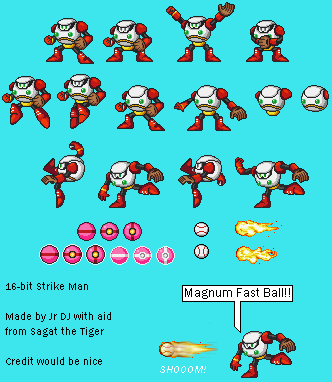 Mega Man Customs - Strike Man (Mega Man 7-Style)