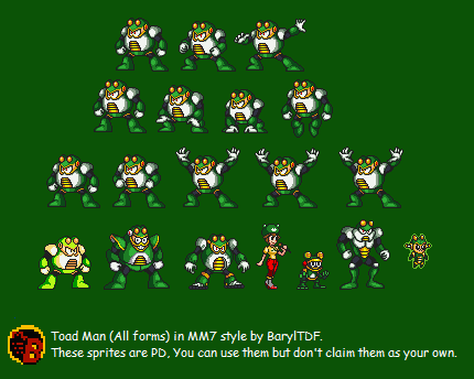 Mega Man Customs - Toad Man (Mega Man 7-Style)