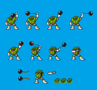 Hammer Joe (Mega Man 7-Style)