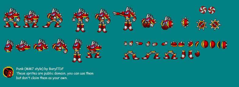 Punk (Mega Man 7-Style)