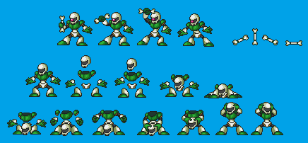 Mega Man Customs - Skeleton Joe (Mega Man 7-Style)