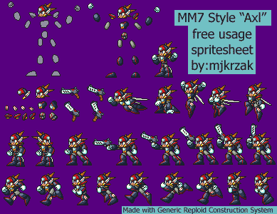 Mega Man X Customs - Axl (Mega Man 7-Style)