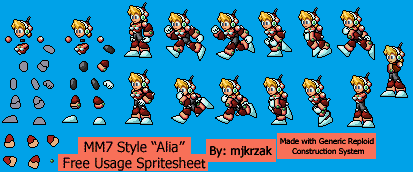 Alia (Mega Man 7-Style)
