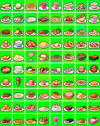 Cooking Mama 2: Dinner With Friends - Dishes Icons