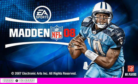 Madden 08 - Title Screen