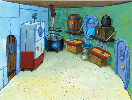 SpongeBob's Kitchen Background