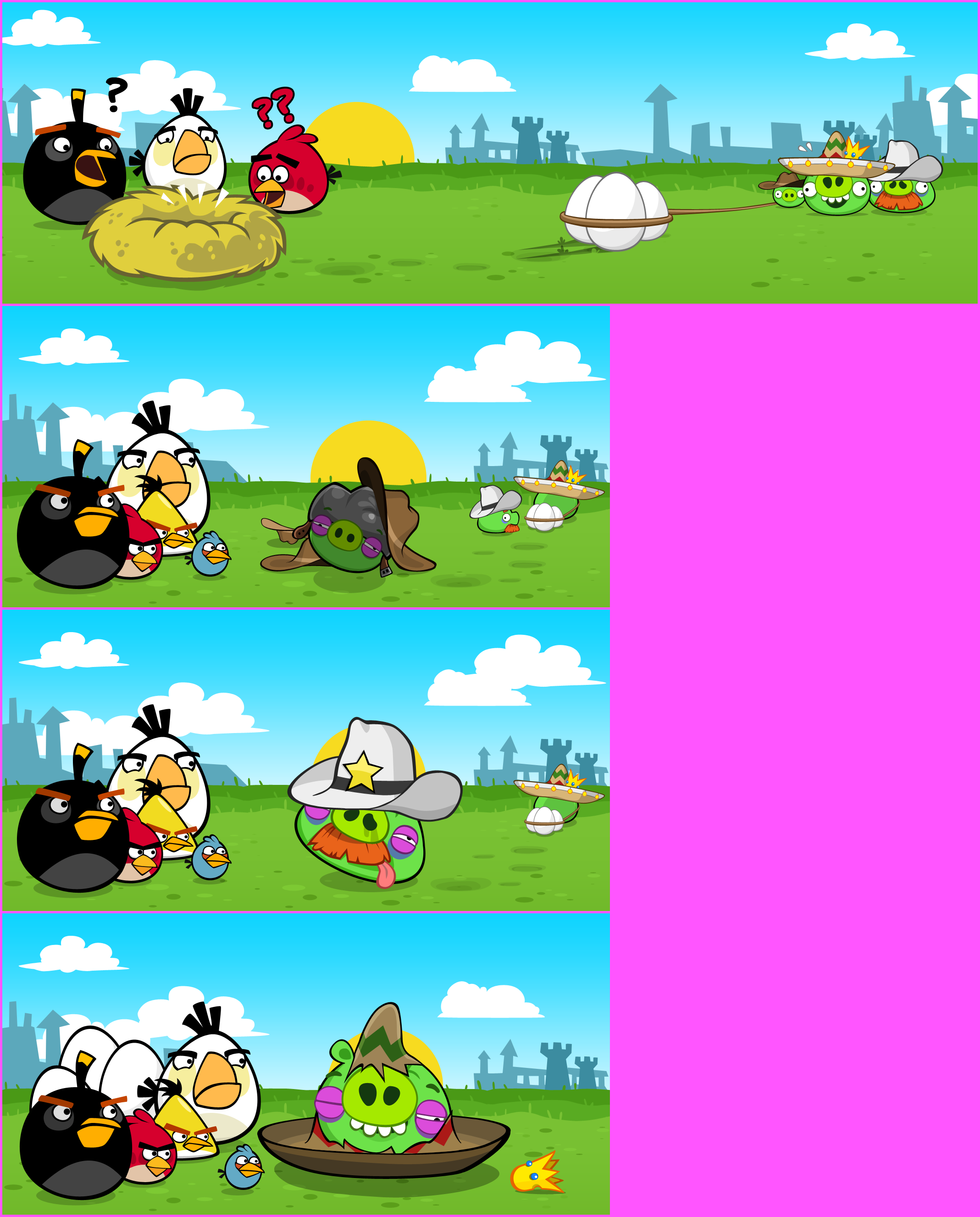 Angry Birds Chrome - Ham 'Em High