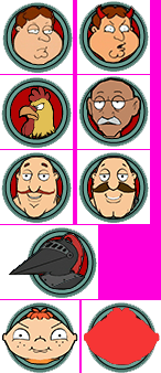 Family Guy: Video Game! - Boss Icons