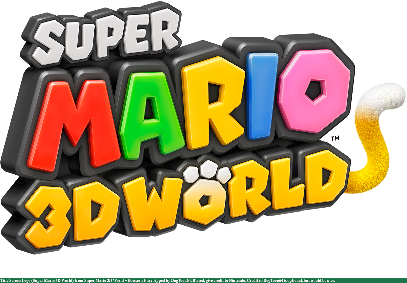Super Mario 3D World + Bowser's Fury - Title Screen Logo (Super Mario 3D World)