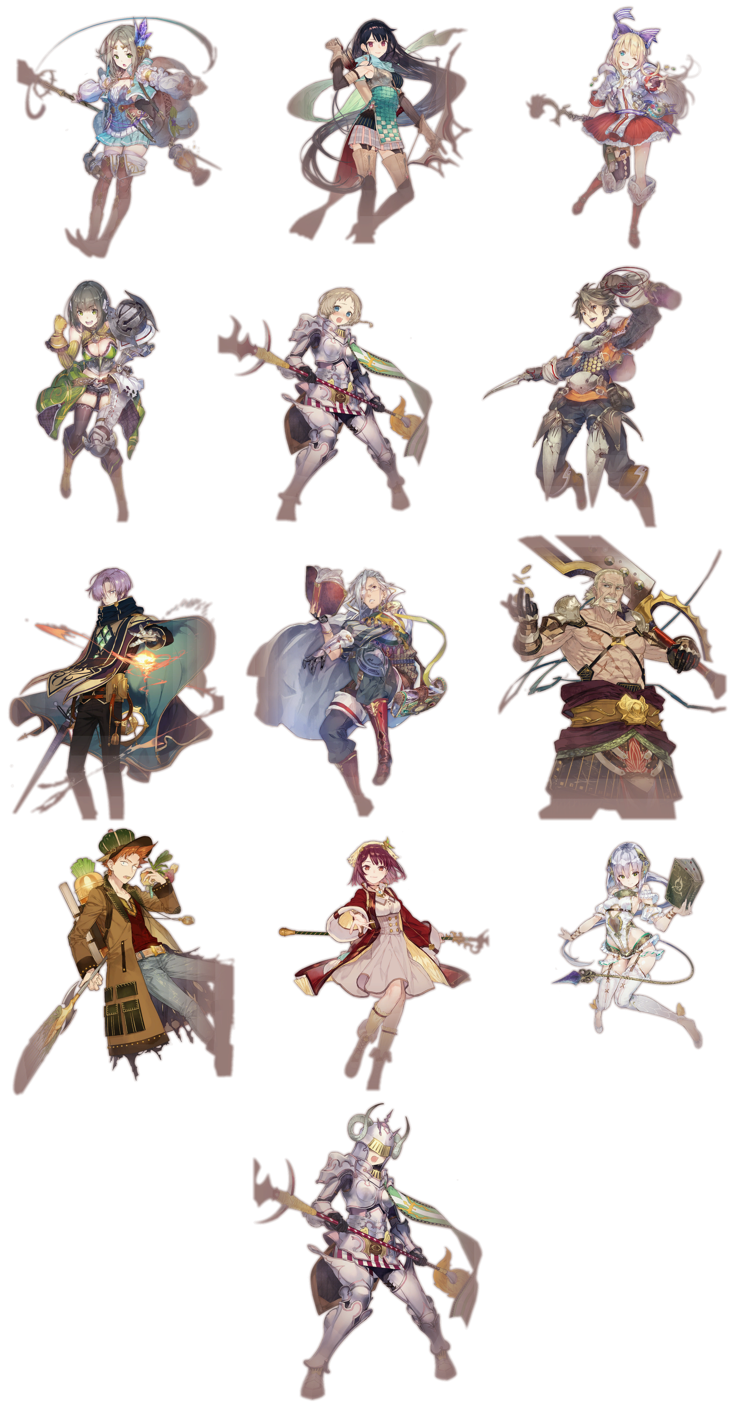 Atelier Firis: The Alchemist and the Mysterious Journey DX - Character Status