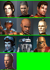 Star Wars: Knights of the Old Republic - Party Portraits
