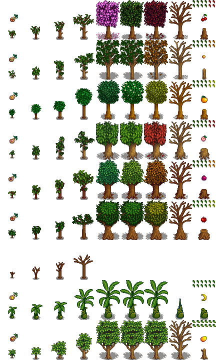 Stardew Valley - Fruit Trees