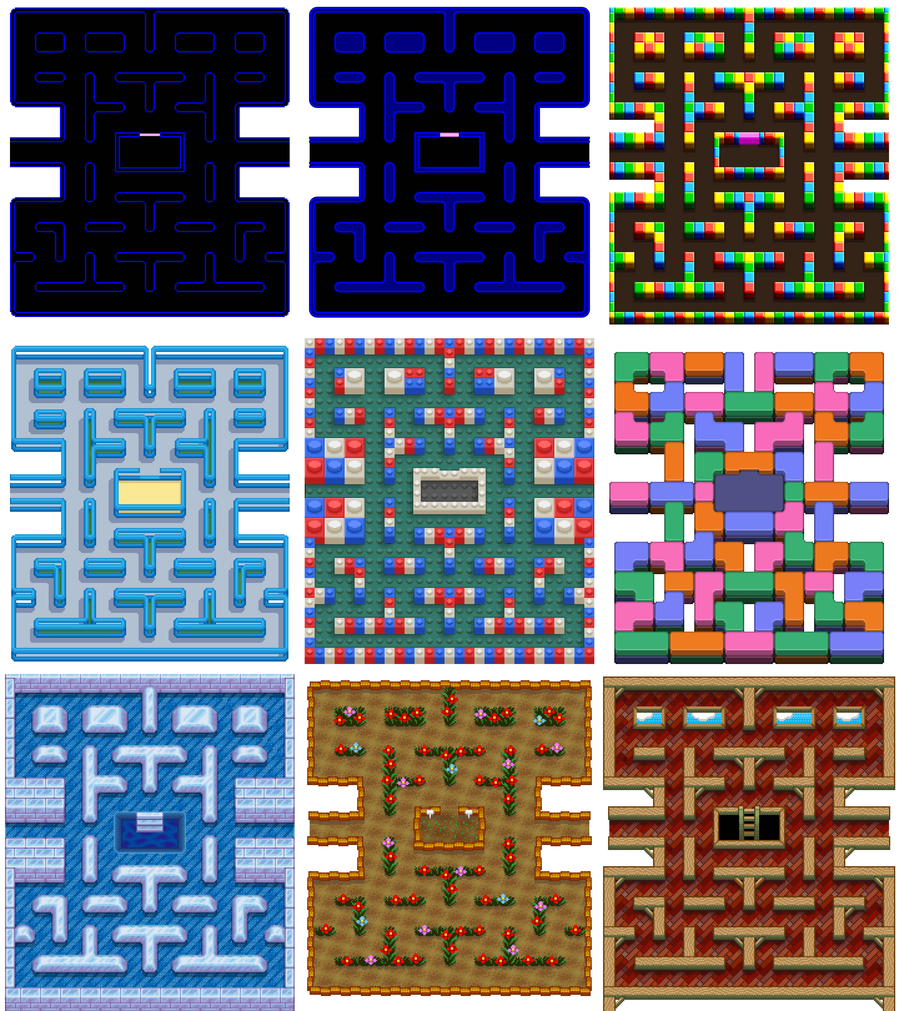 Pac-Man 99 - Regular Maze Themes
