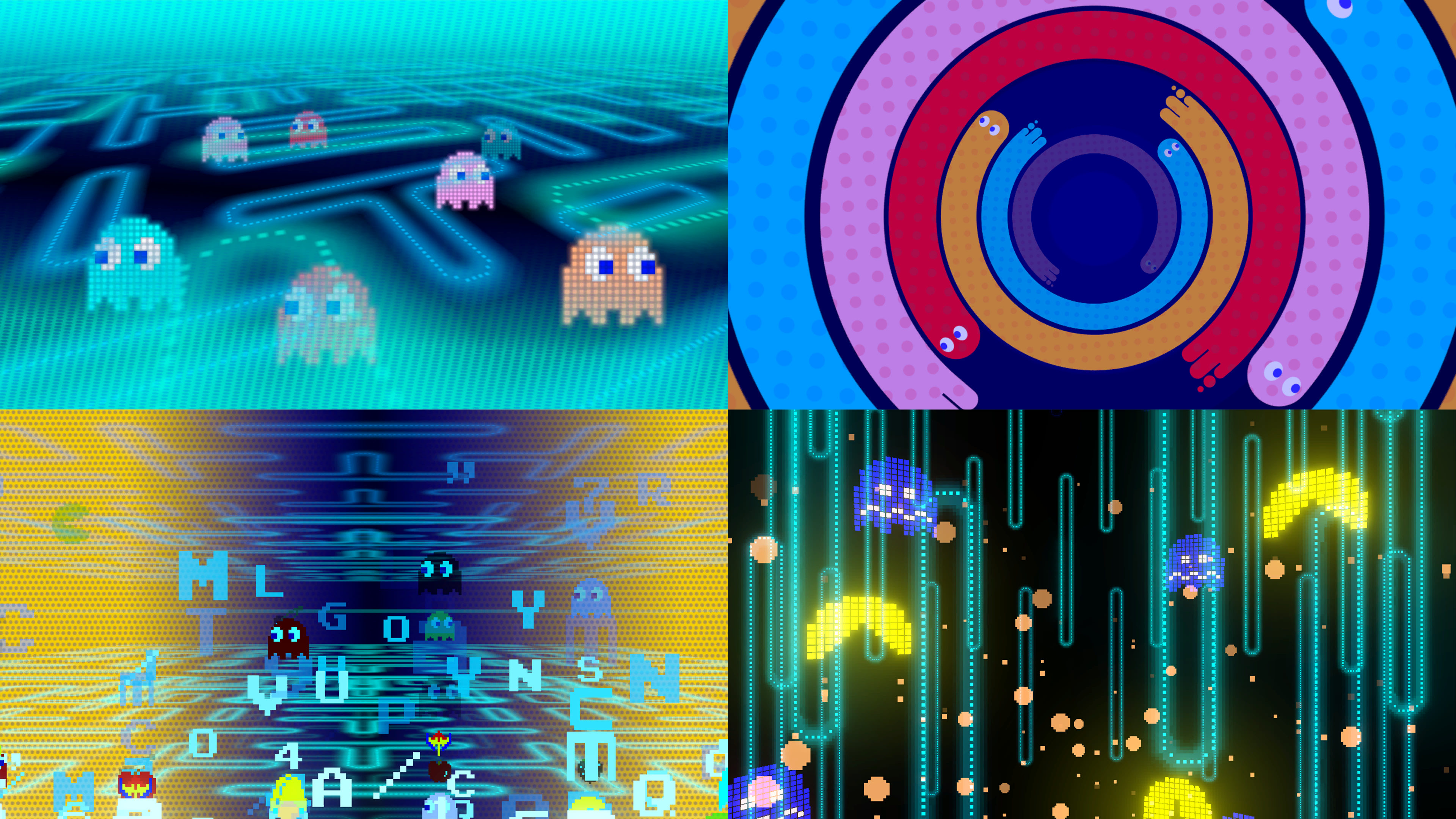 Pac-Man 99 - Non-Animated Backgrounds