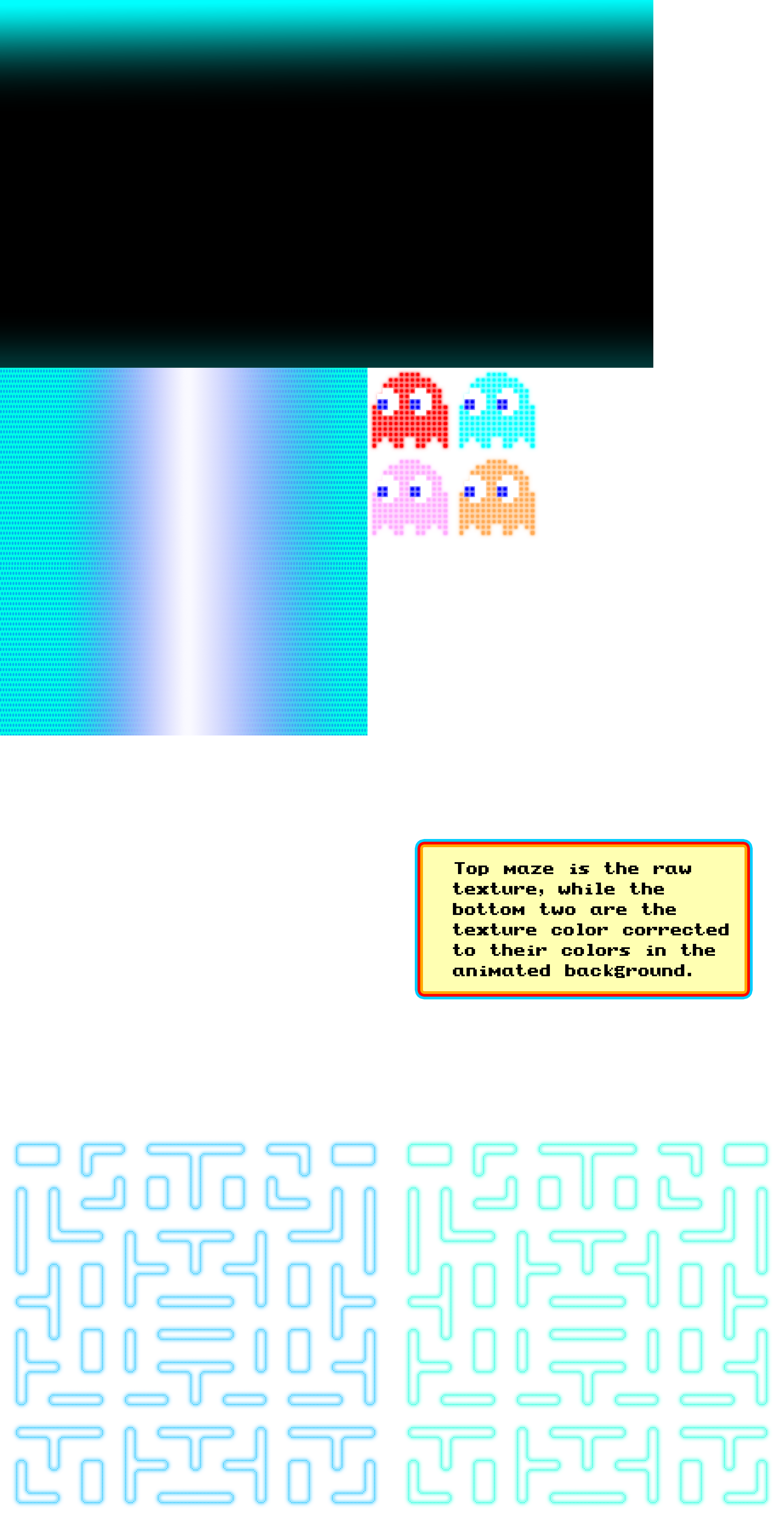 Pac-Man 99 - Background Assets (02 / 03)