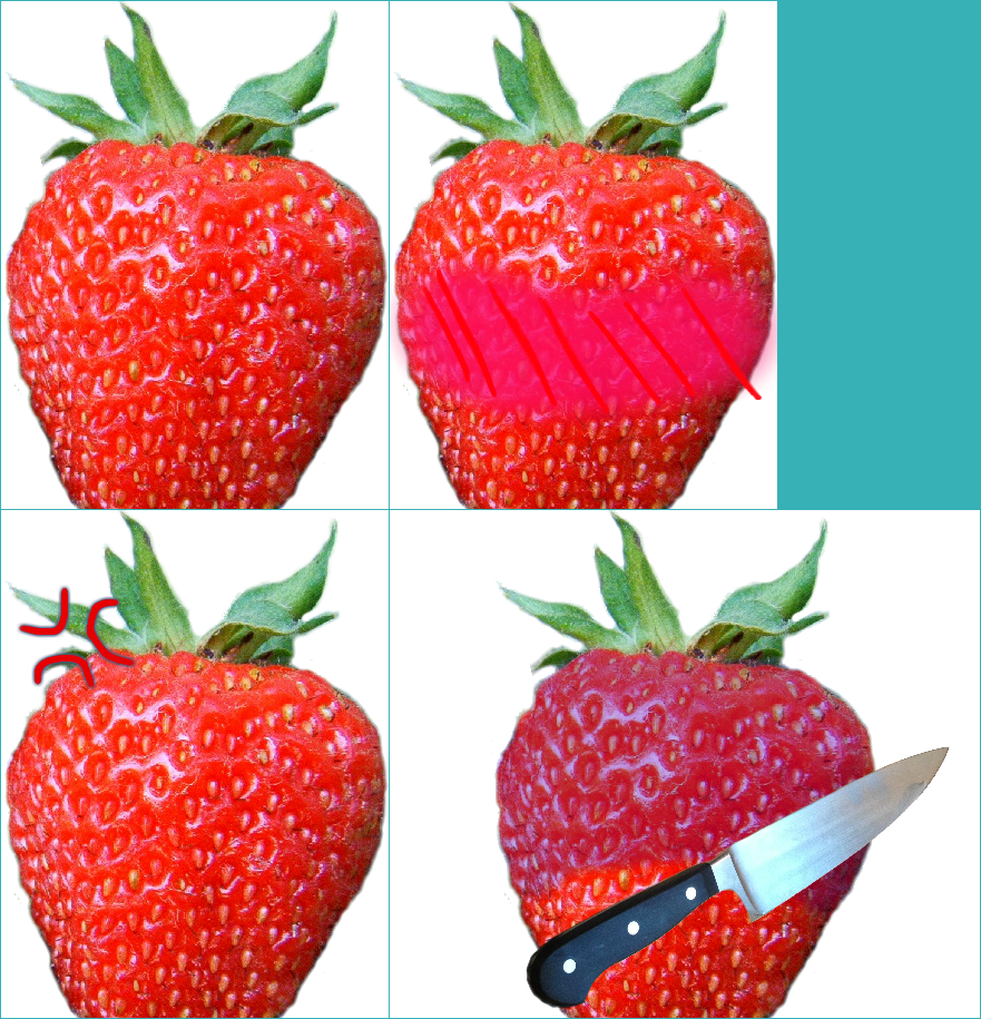 Chop Chop Fruit salad Mystery Jam DokiDoki Dating Sim THingy - Strawberry