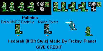 Godzilla Customs - Hedorah (Showa Era, 8-Bit-Style)