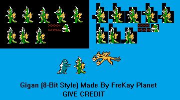 Godzilla Customs - Gigan (Showa Era, 8-Bit-Style)