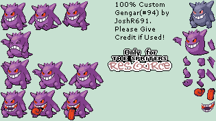 Pokémon Generation 1 Customs - #094 Gengar