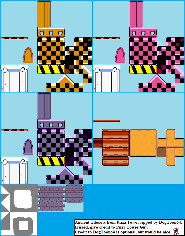 Pizza Tower - Ancient Tilesets