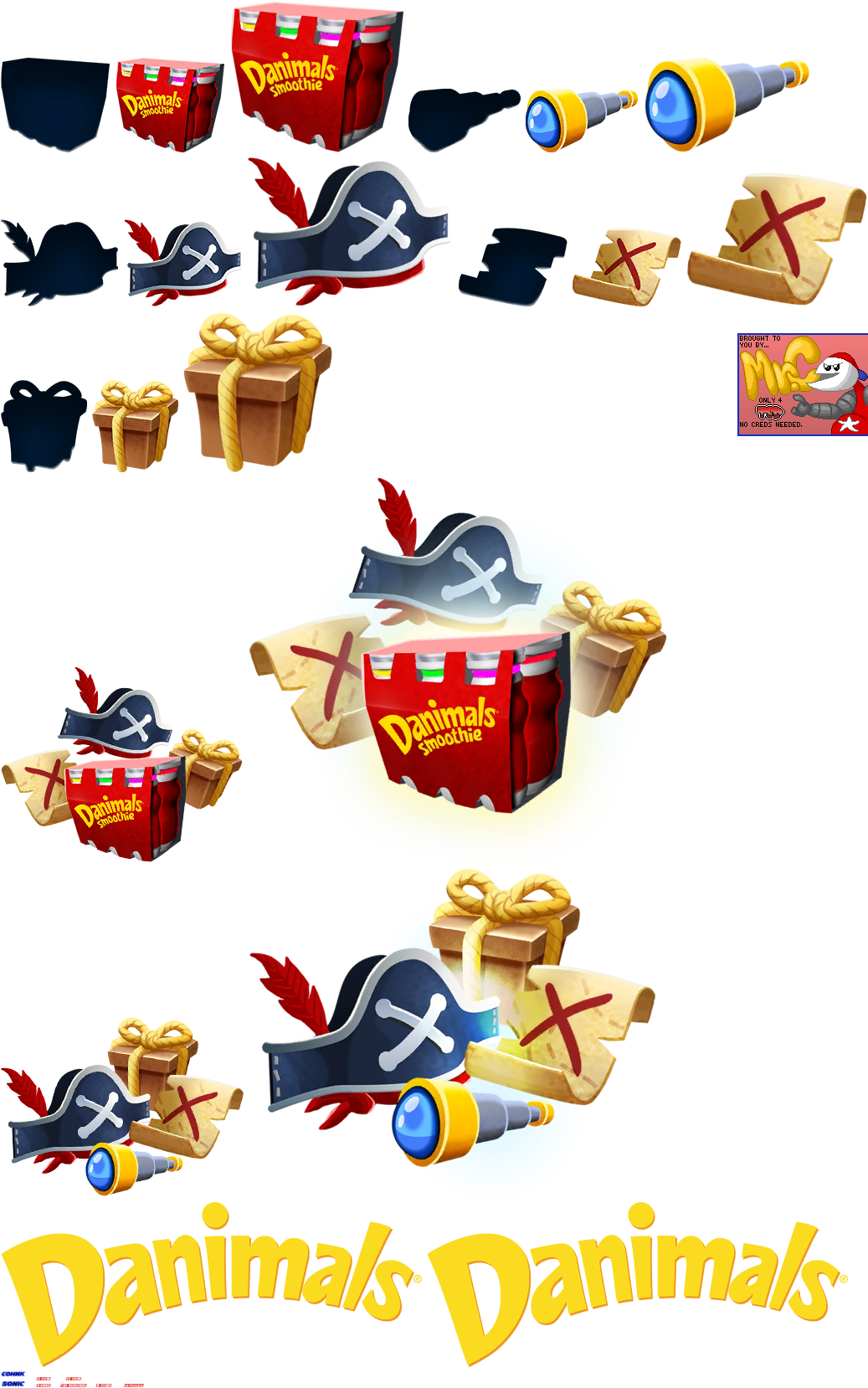 Sonic Dash - Danimals Items